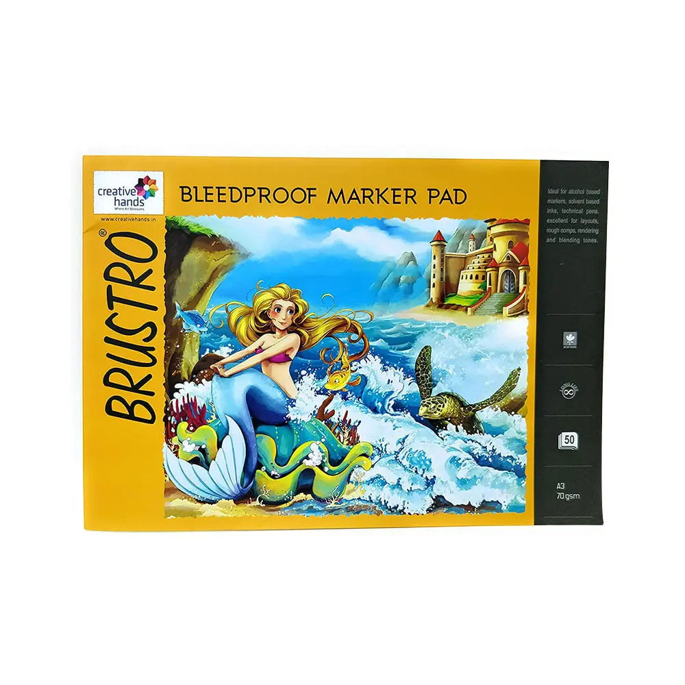 Brustro Bleedproof Marker Pad 70 GSM Brustro